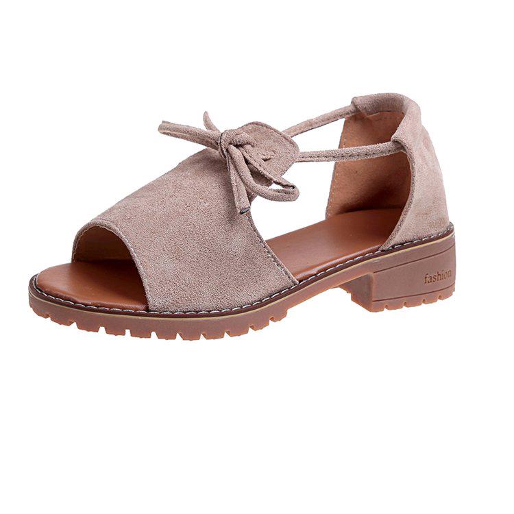 IELGY Sepatu  Sneakers  Wanita  Model Lace  Up  Flat Tebal 