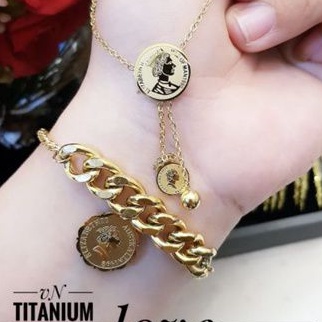 TiTanium set gelang kalung R48