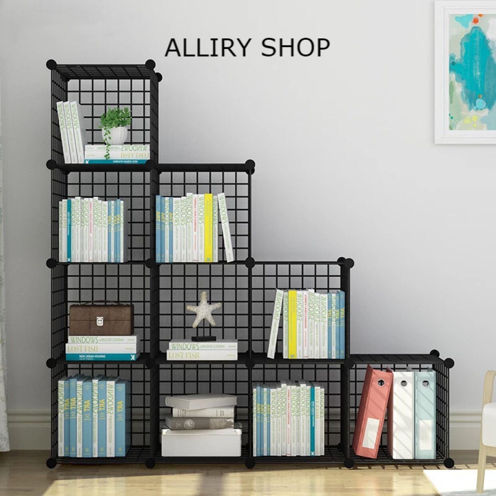 Rak buku rak buku plastik portable/ rak gantung/rak xl/calista rak besi rak serbaguna rak toys stora