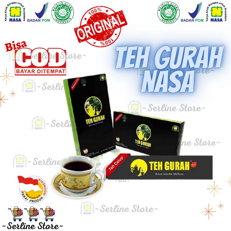 

TEH GURAH NASA ORIGINAL / TEH CELUP / ASLI / MURNI / TEH SEHAT KESEHATAN