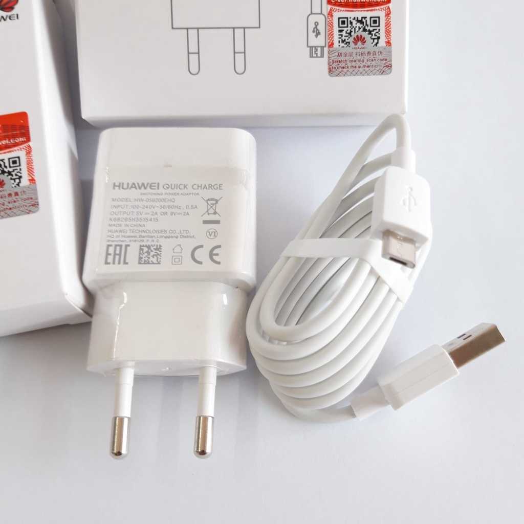 Charger Huawei Micro 2A Fast Charging Kualitas Original Garansi 6bulan