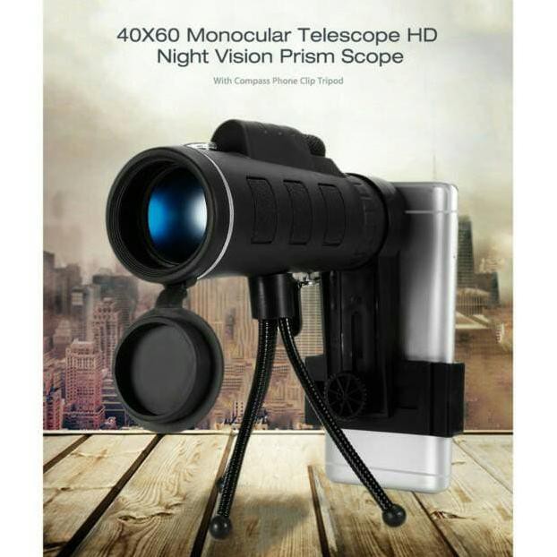 Teleskop Monocular 40x60 Tripod - Teropong Monocular 40x60