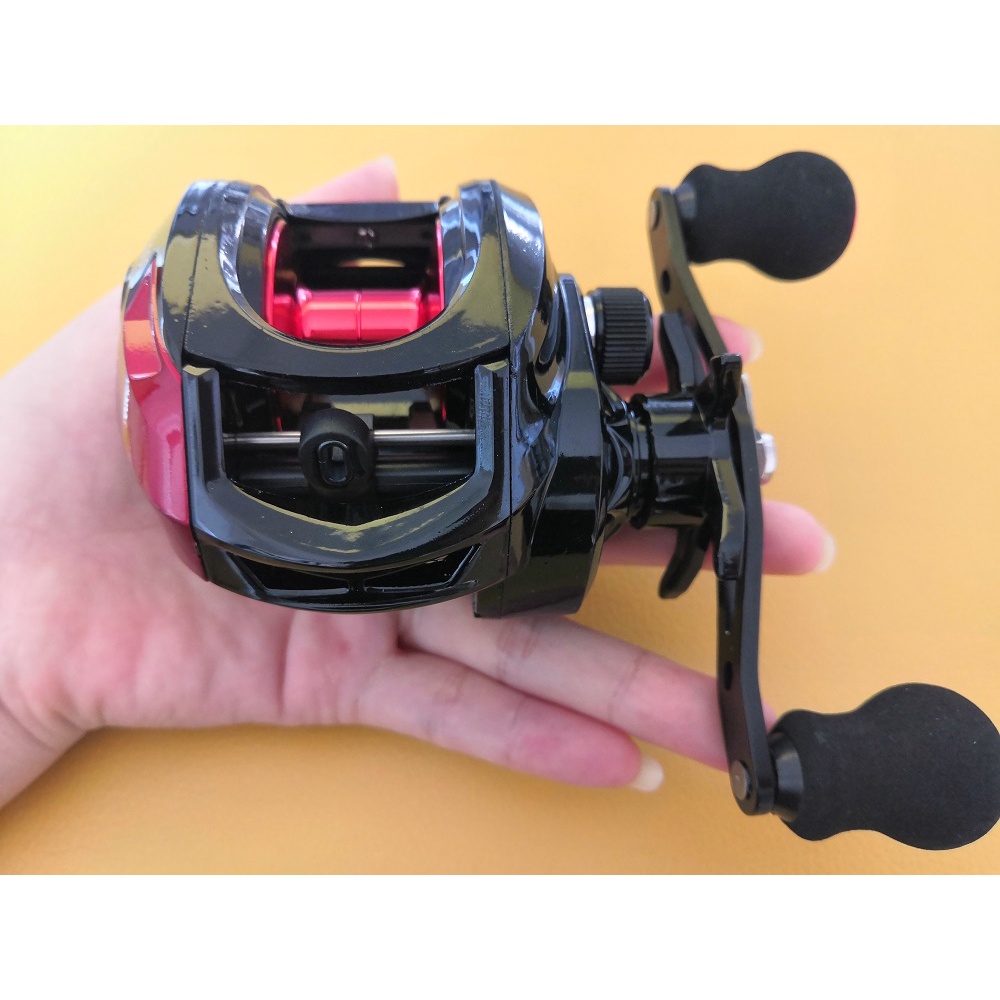 reel bc Baitcasting Reel up to 10 kg drag kiri handle 7.2:1 Perbandingan gigi reel pancing muarh