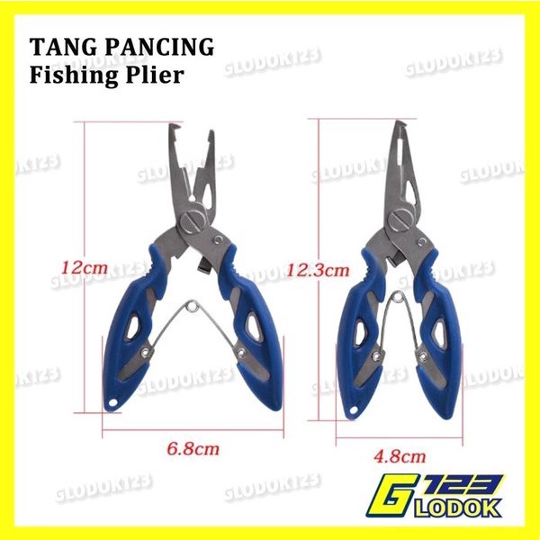 Tang Kail Pancing Ikan Potong Senar Fishing Plier Hook Stainless Steel