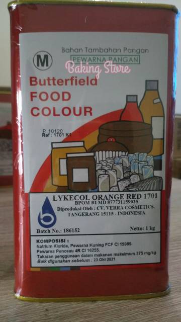 Sepuhan Bubuk - Pewarna Makanan Butterfield 1kg!!