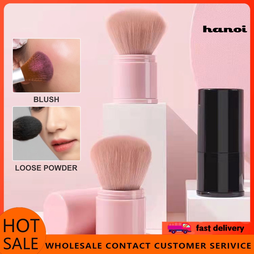 Han / Brush Makeup Retractable Portable Tahan Lama Lembut Ramah Lingkungan