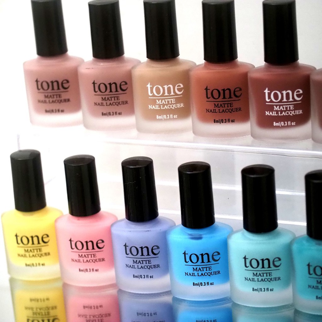 Kutek Matte TONE Chic Palette Nail Polish BPOM Seri Warna Baru All New Color Paling Lengkap