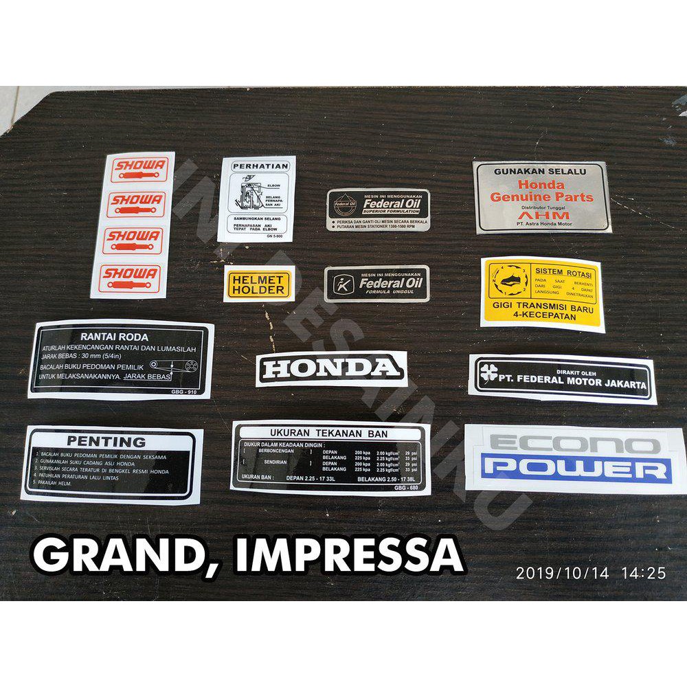 Paling Terlaku Stiker Detail Stiker Pelengkap Astrea Grand Legenda Impressa Terbagus Shopee Indonesia