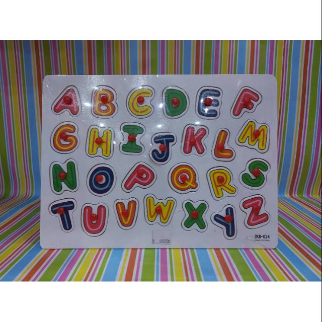 PUZZLE KAYU HURUF (A-Z)
