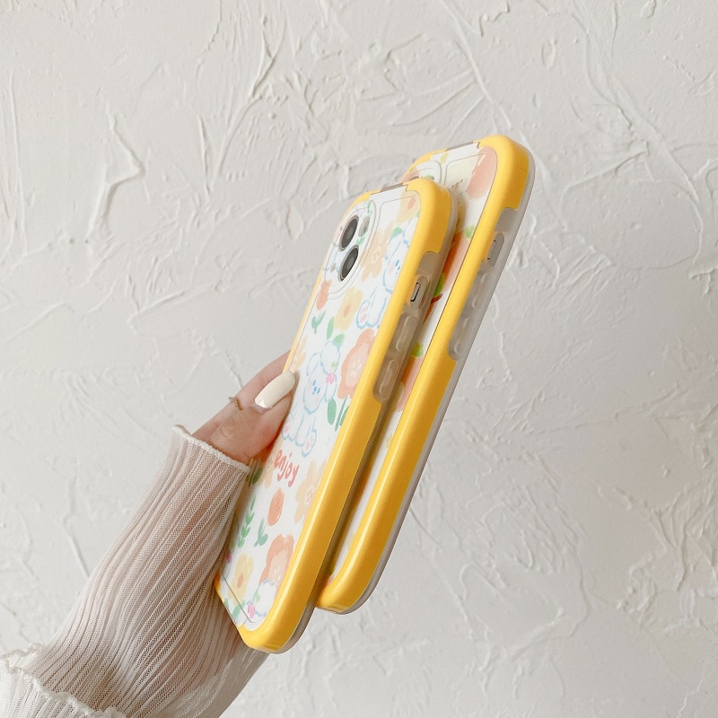 Casing iPhone 11 12 13 Pro MAX X XR XS MAX 7 8 Plus Motif Anak Anjing Lucu