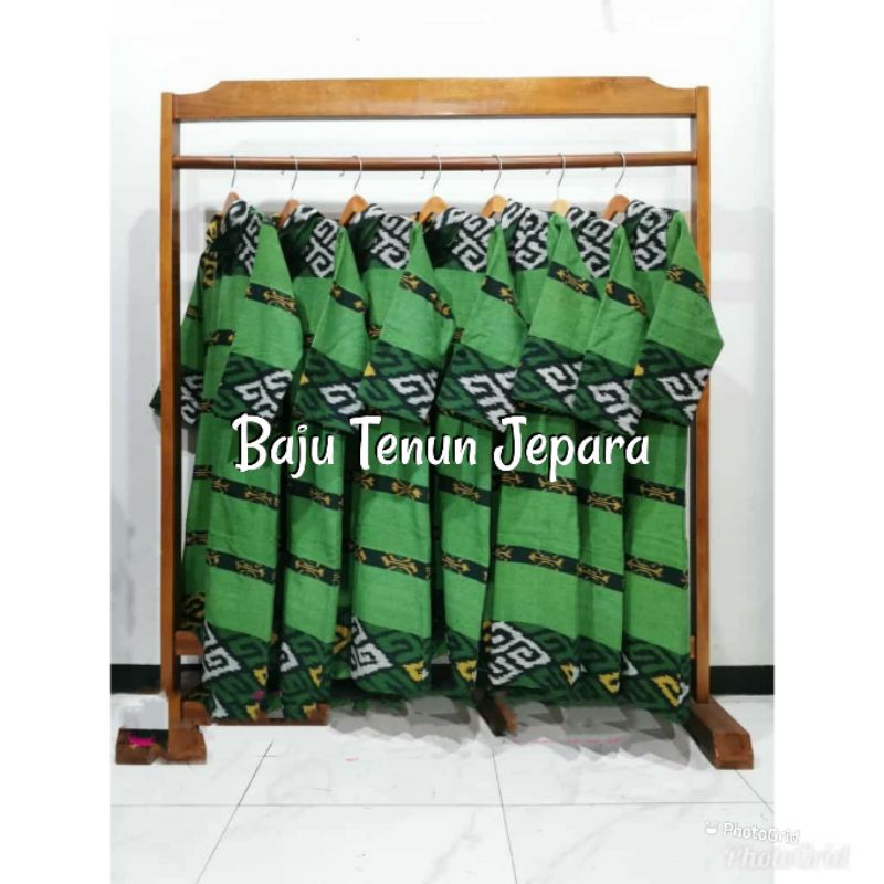 Dress tenun jepara baju tunik tenun etnik Baju tenun jepara DTB46