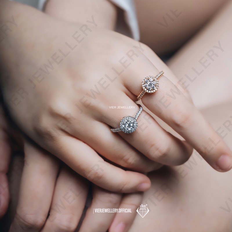 VIER JEWELLERY WYNN EDITION RING 9085 , cincin replika belian crystal zirconia