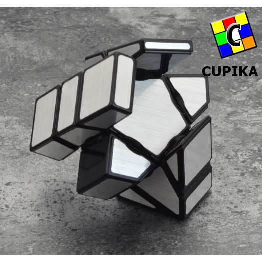 Rubik Yongjun Floppy Ghost 3x3x1 1x3x3 Silver magic cube qiyi Qy Moyu