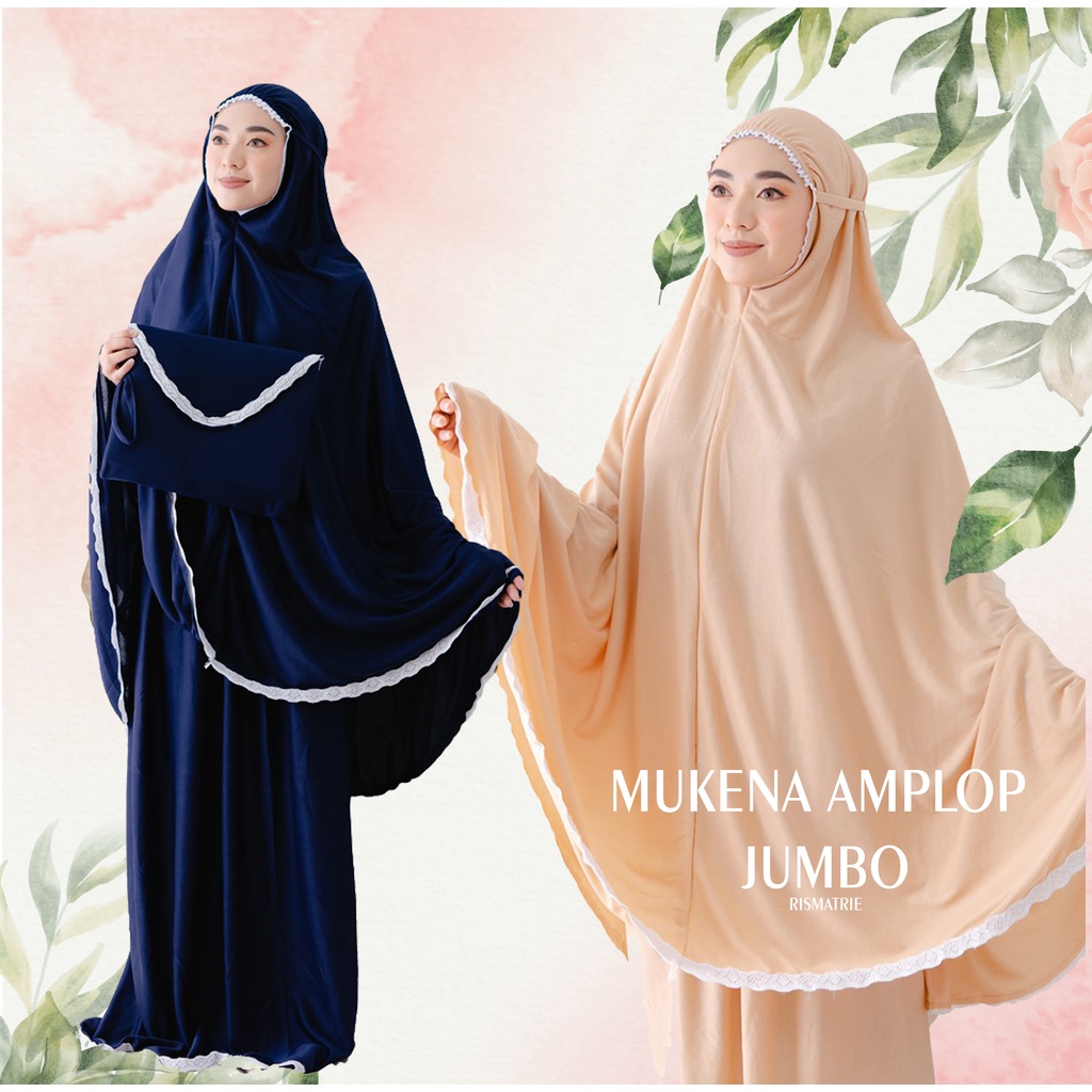 MUKENA AMPLOP JUMBO Mukena travel Renda Premium MUKENAH TRAVELING MUKENA TR Mukenah hyget higet Rismatrie JUMBO Hyget Polos All Siza Free Tas Traveling