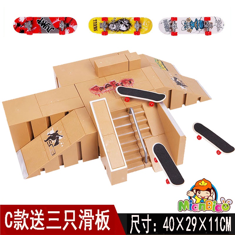 Set Mainan Skateboard Jari Profesional