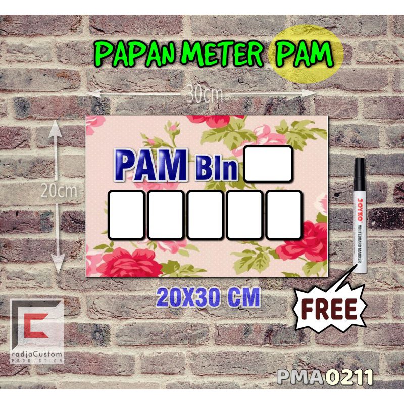 

RadjaCustom Papan Meter Listrik PLN PAM motif Unik - Shabby 11