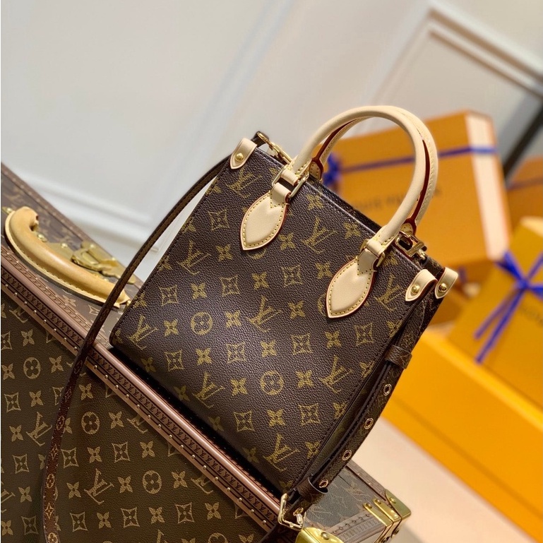 [PREMIUM] Tas LOUIS VUITTON SAC PLAT KULIT ASLI LV KULIT MATENG