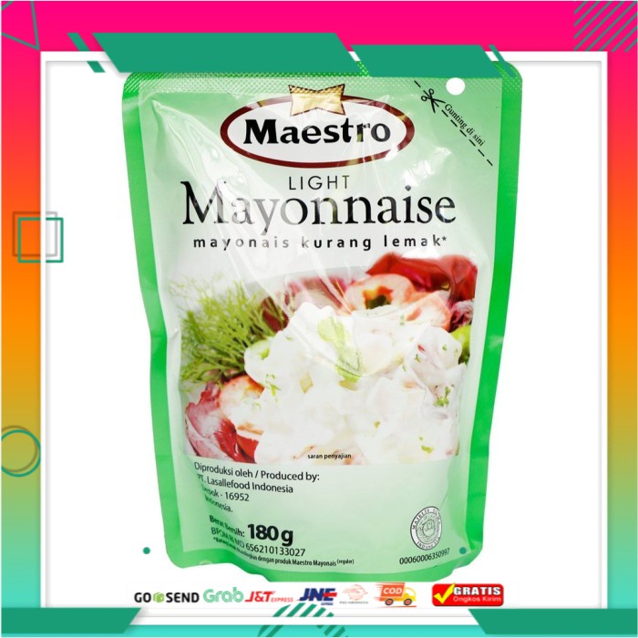 

Maestro mayonnaise pouch 180gr