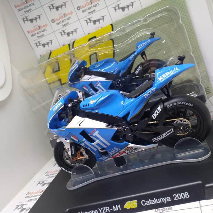 Diecast New Ray Vespa - Diecast Motogp - Diecast Ducati 1/18 Scale Motor Yamaha Yzr-M1 2008