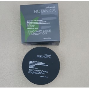 Mineral Botanica Two Way Cake Foundation Kemasan Bulat TWC Foundation Mineral Botanica