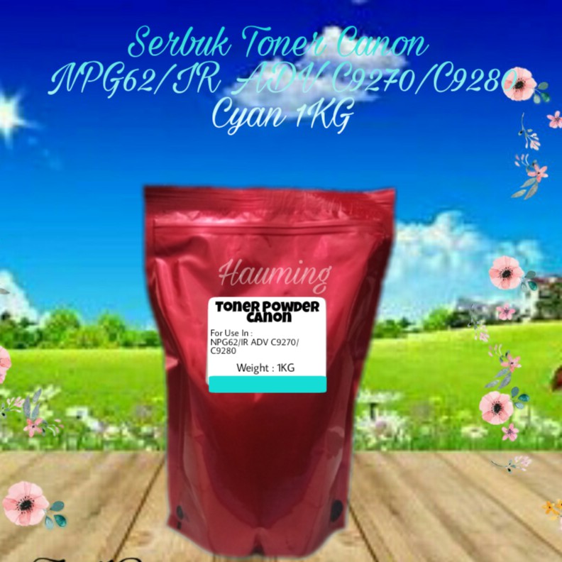 Serbuk Toner Canon Advance NPG62 NPG 62 IR ADV C9270 C9280 IRC-9270 9280 IRC9270 Cyan 1kg
