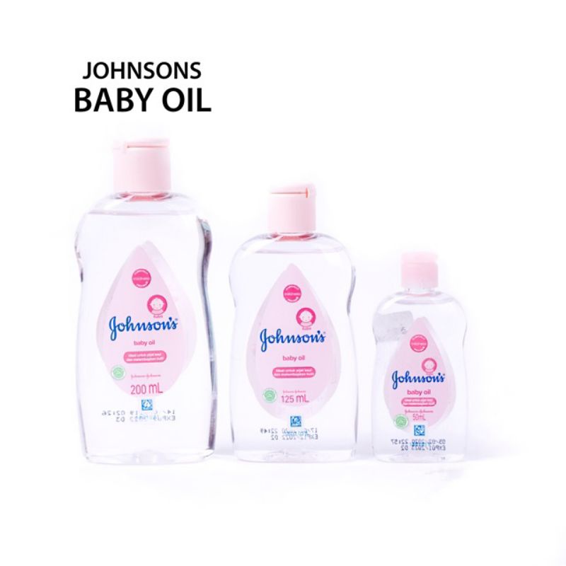 Ready Stok Johnson's Baby Oil 125ml/50ml