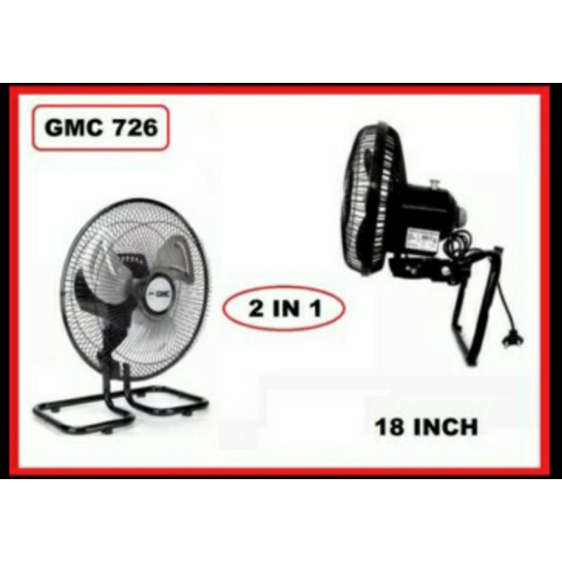 Kipas Angin BESI GMC 18 inch 726 Swing