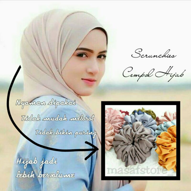CEMPOL HIJAB SCRUNCHIES