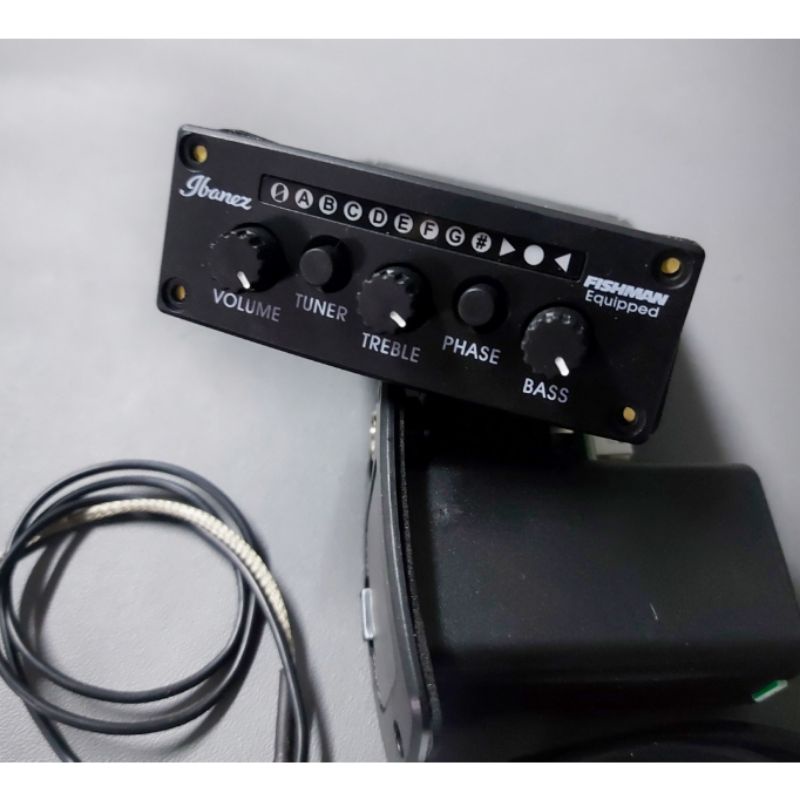 preamp ibanez AEQ210TF by fishman EQ gitar akustik original not preysy plus presys  blend sonitone