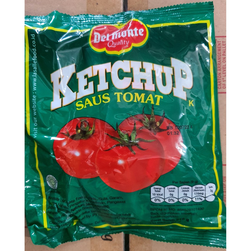 

Saus Delmonte Sachet Tomat/Extra Hot (24pcs)