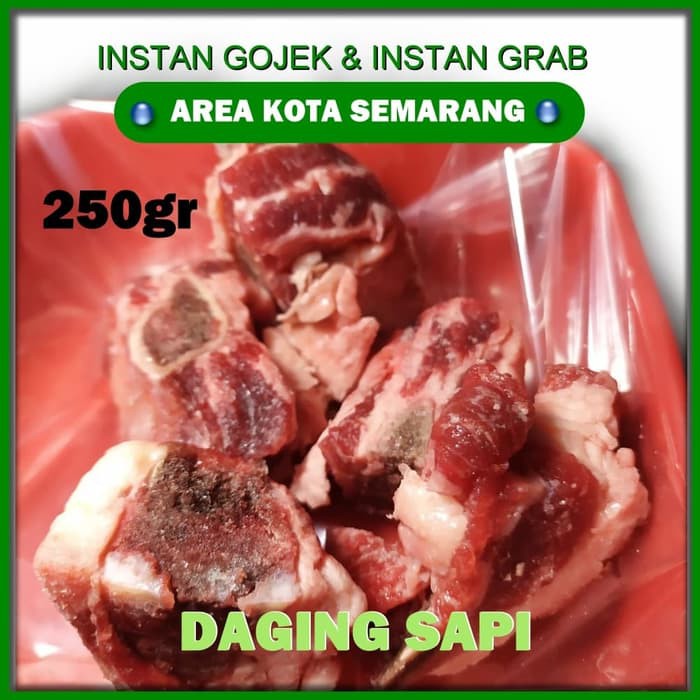 

[FRESH MARKET] Kemasan iga sapi 250gr rib IGA SAPI