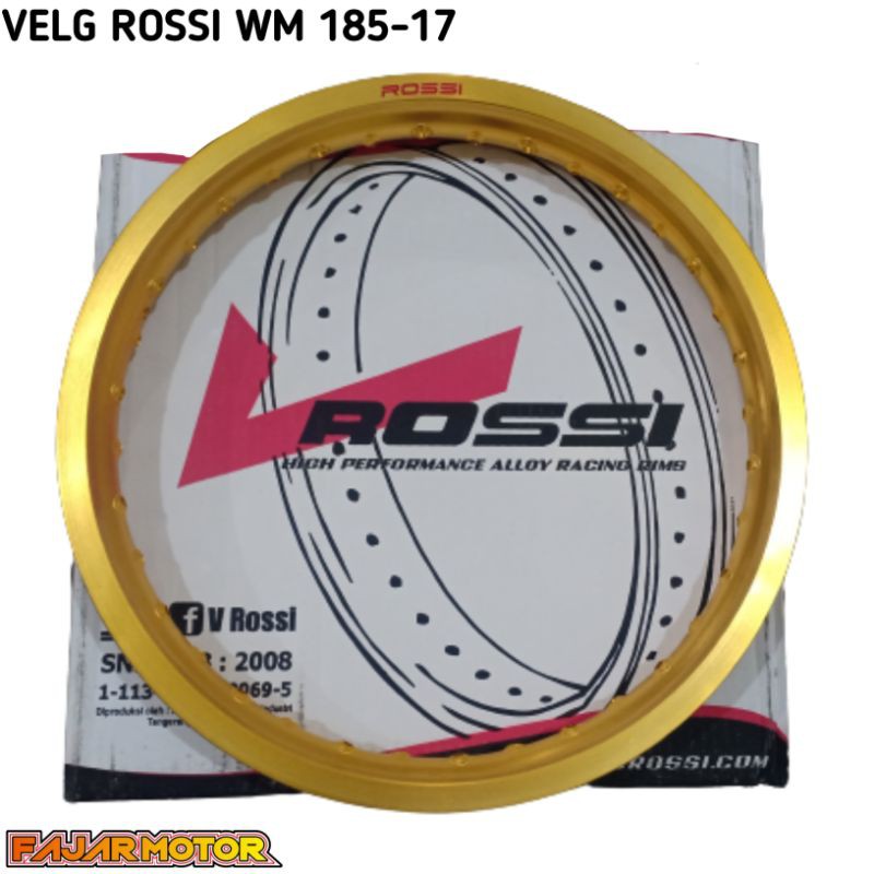 ROSSI VELG WM KOTAK 185 RING 17  HOLE 36