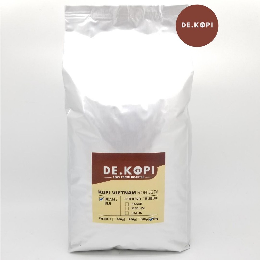 

PROMO Kopi Bubuk / Biji Vietnam Robusta 1 Kg Kopi Jaminan Mutu Fresh Sangrai Terenak Aroma i Top