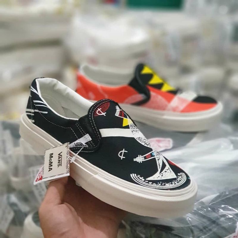 Vans Slip On X Moma Classic Vasily Kandinsky Premium BNIB Pria Wanita