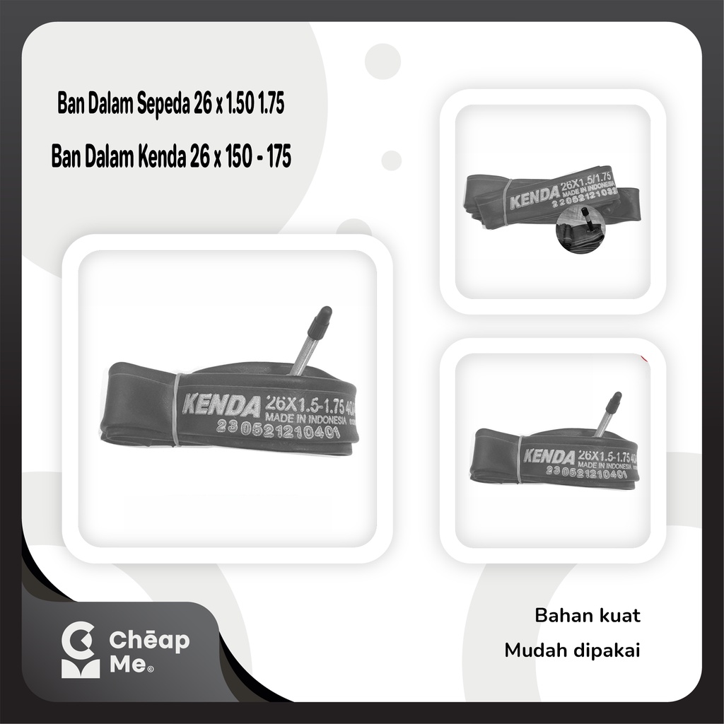 Ban Dalam Kenda 26 x 1.50 1.75 / Ban Dalam Sepeda Kenda 26 x 150 - 175 / Ban Dalam Sepeda Kenda 26 x