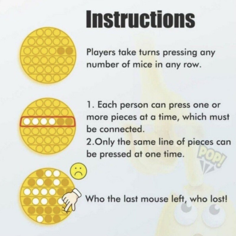 ( HOT ITEM ) FIDGET PUSH POP IT MAINAN ANAK PENGHILANG STRESS TIKTOK-3