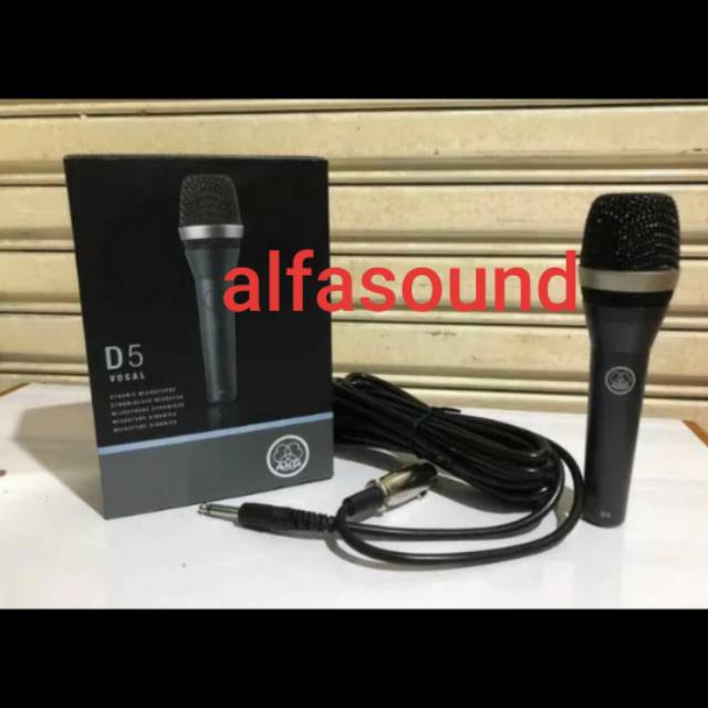 MIC KABEL AKG D5 MICROPHONE AKG D 5 FREE DOMPET KABEL HOLDER MIC