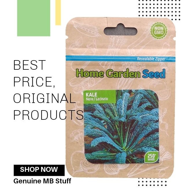 Benih Bibit Kale Nero / Lacinato Home Garden Seed Original Pack