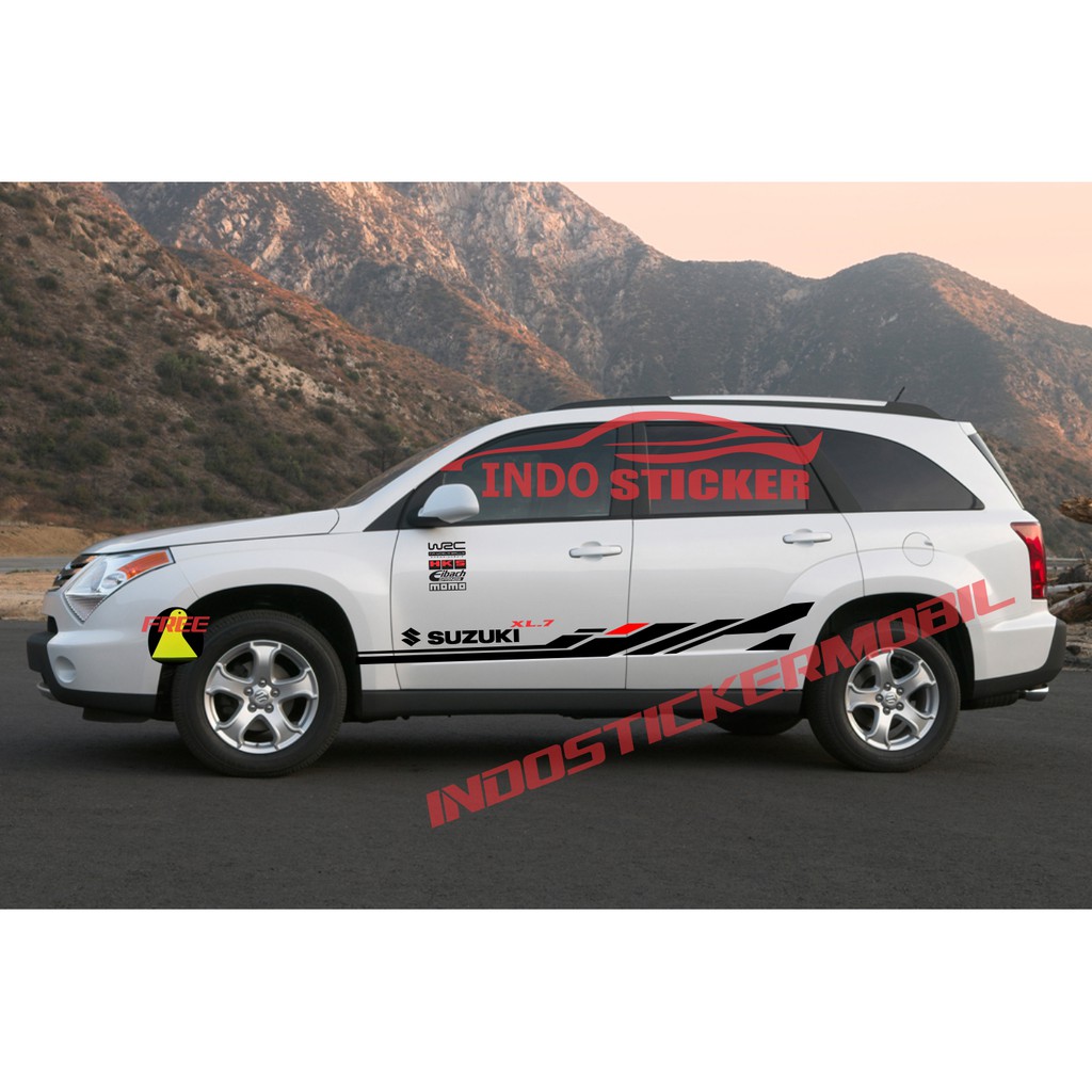 STRIPING STICKER STIKER MOBIL SUZUKI XL7 STIKER LIST BODY MOBIL XL 7