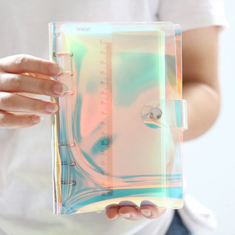 

BINDER TRANSPARAN A5 A6 HOLOGRAM JELLY CASE BINDER