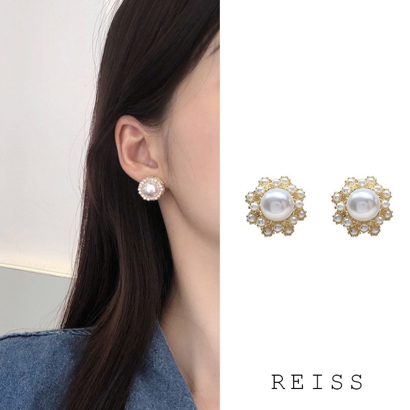 Anting Tusuk Sterling Silver 925 Hias Mutiara Elegan Ala Korea Untuk Wanita 2020