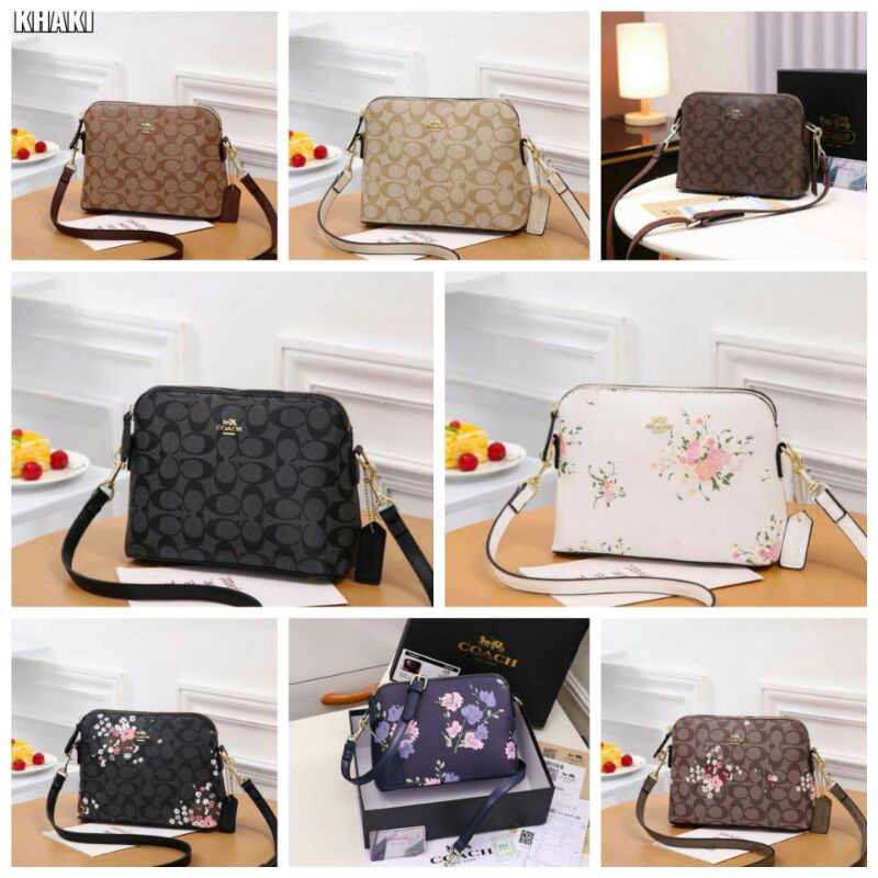 BUNGA COACH 18120 || SLINGBAG MOTIF BUNGA || TAS IMPORT || FASHION WANITA