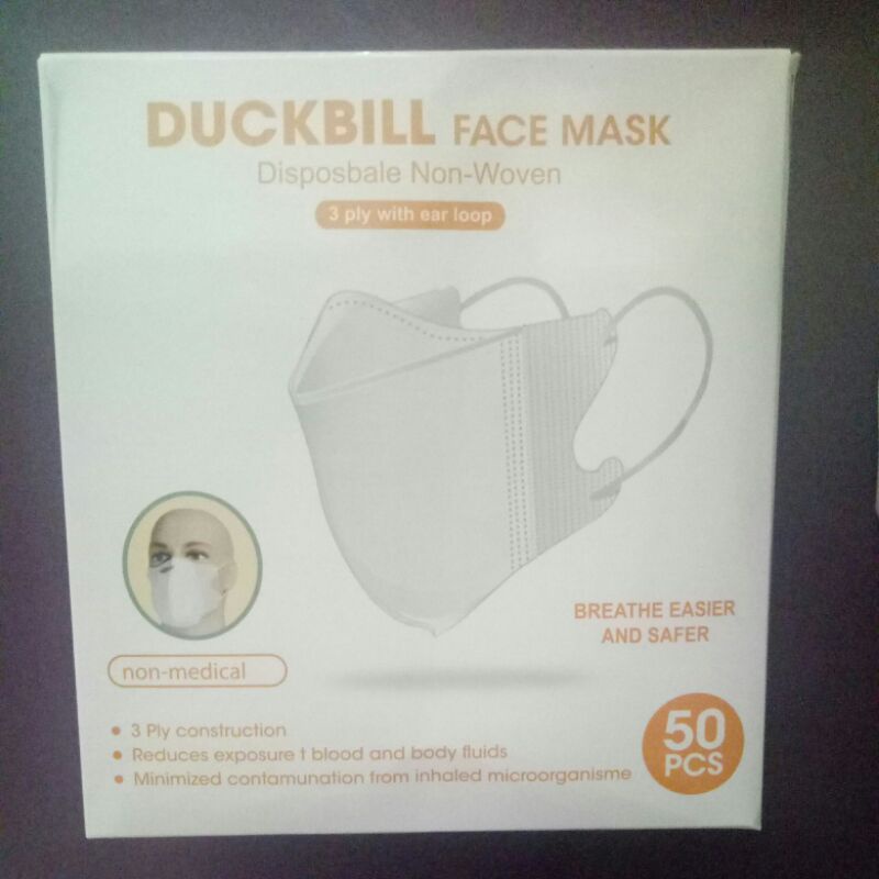 MASKER FACE MASK DUCKBILL ISI 50 PCS/BOX