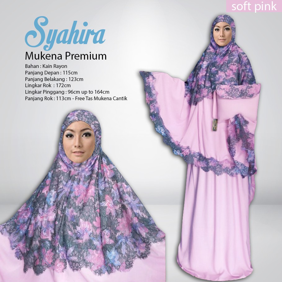 Mukena Premium Syahira Original Mukena Rayon Premium