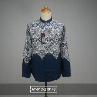 Baju batik koko short neck Larusso baju koko branded baju Baju batik koko short neck Larusso baju koko branded baju
