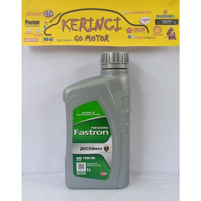 [[BISA COD]] OLI FASTRON 10W-40 1L PERTAMINA - OLI MOBIL FASTRON TECHNO 10W-40