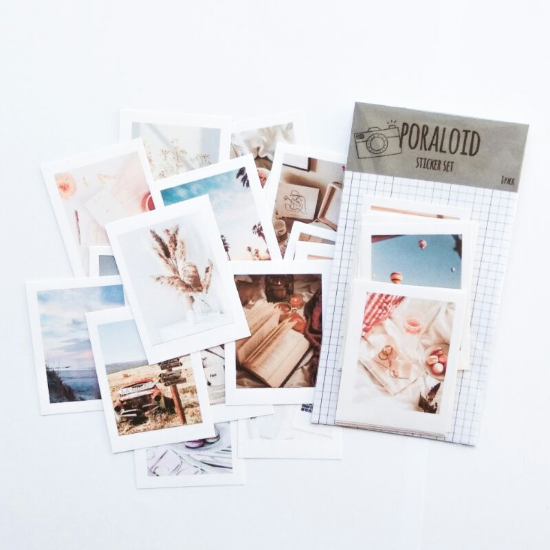 

[Jinjukuki] Polaroid Sticker Set 20 Pack Untuk Journaling