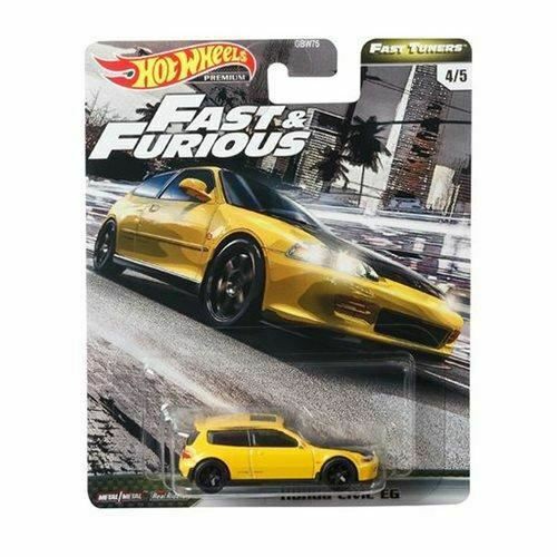 Hot Wheels Fast Tuners Honda Civic EG Kuning HW Premium FNF Hotwheels Fast and Furious Mobil Mainan