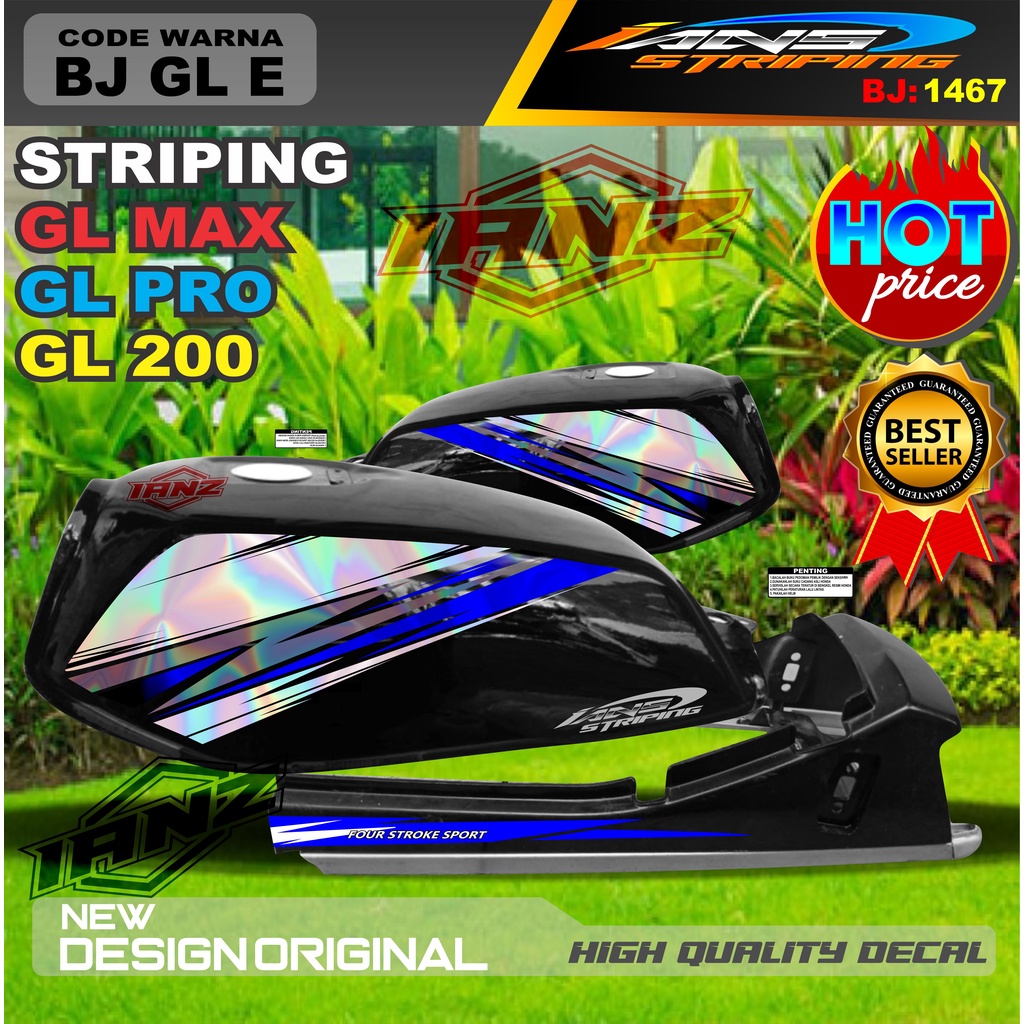 STICKER STRIPING GL 2000 HOLOGRAM / STRIPING GL PRO MAX VARIASI HOLOGRAM / STRIPING GL