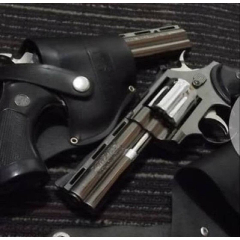 Pistol Korek Api Bara Jet Korek Pistol Pyhton Colt Revolver Korek Gas Isi Ulang